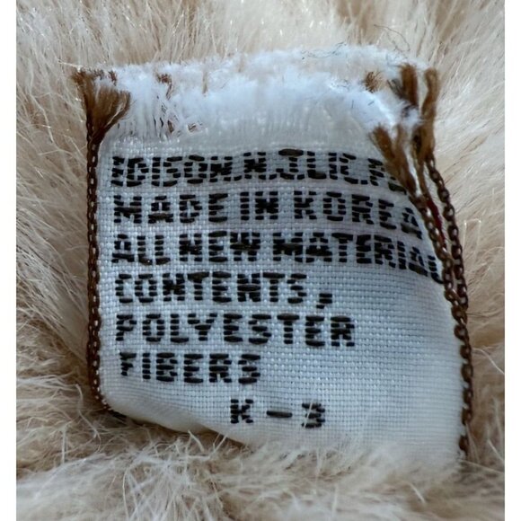 Gund Plush Apricot Teddy Bear Stuffed Animal 16" Korea Vintage Collectible Kids - Picture 6 of 7